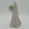 Dívka s tamburínou. Ázerbájdžánský tanec. Soška. Porcelán.