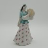 Dívka s tamburínou. Ázerbájdžánský tanec. Soška. Porcelán.