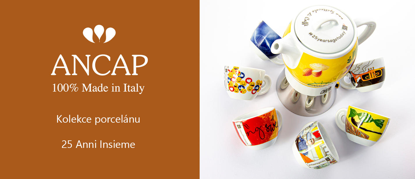 ANCAP - kolekce porcelánu 25 Anni Insieme | Ancap.cz