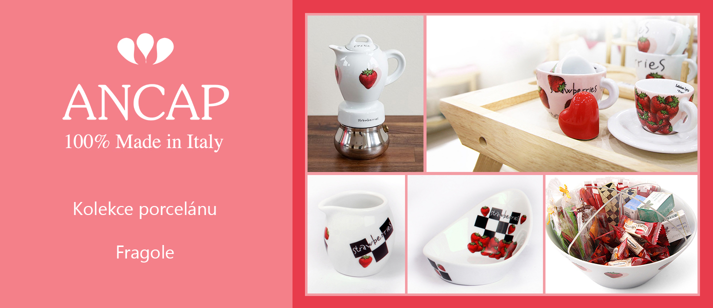 ANCAP - kolekce porcelánu Fragole | Ancap.cz