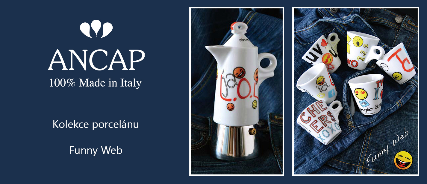 ANCAP - kolekce porcelánu Funny Web | Ancap.cz