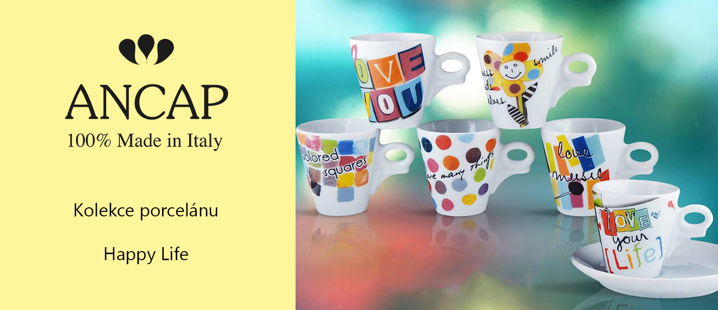 ANCAP - kolekce porcelanu Happy Life | Ancap.cz