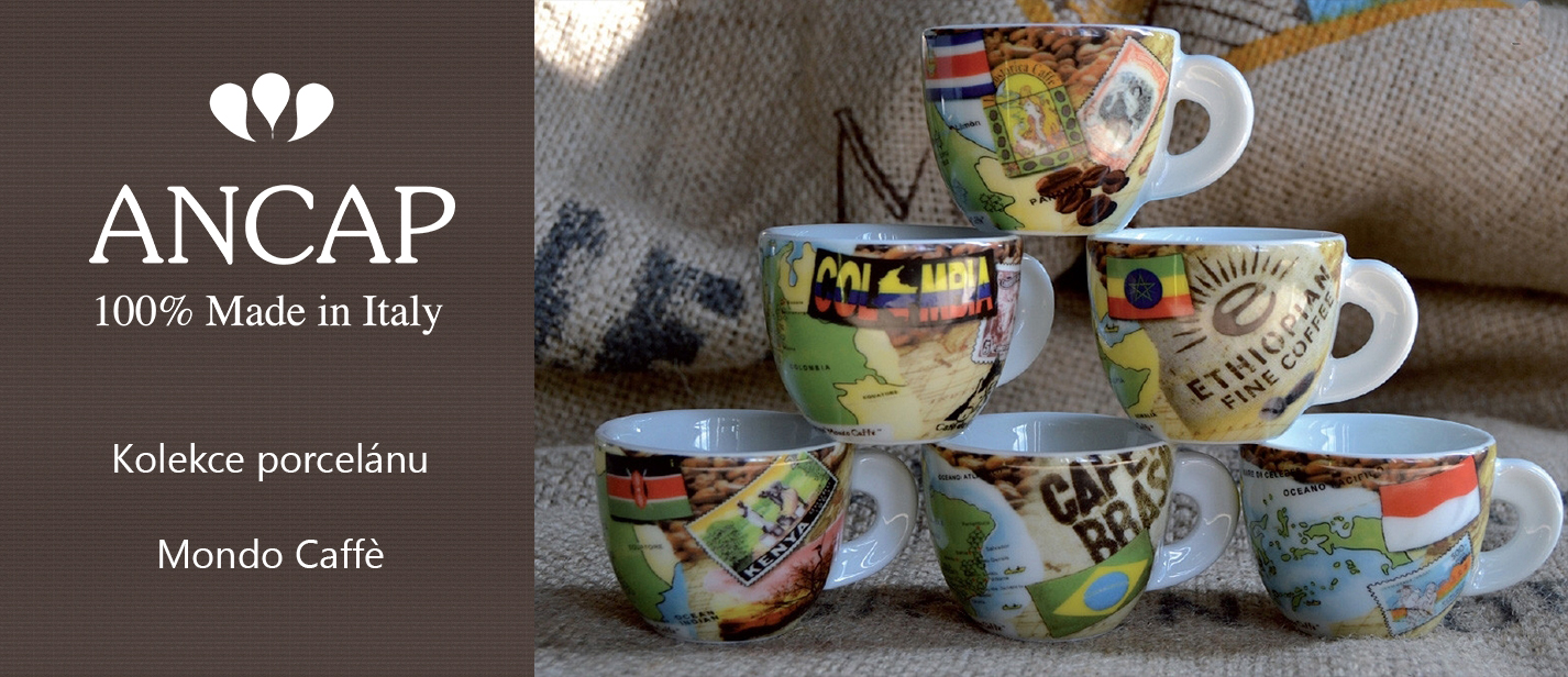 ANCAP - kolekce porcelánu Mondo Caffè | Ancap.cz