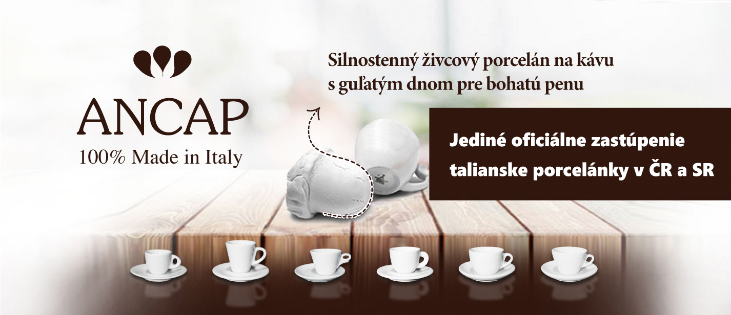 ANCAP - šálky na kávu pre baristov | Výhradná distribúcia