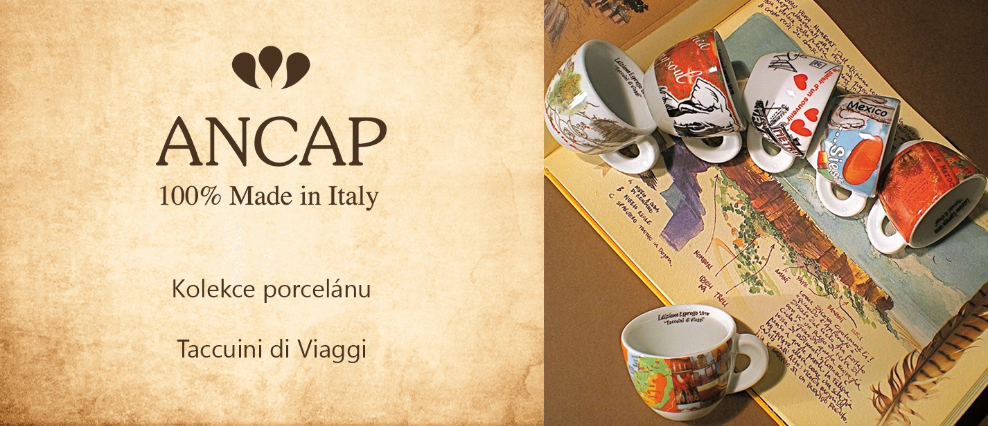 ANCAP - kolekce porcelanu Taccuini di Viaggi | Ancap.cz