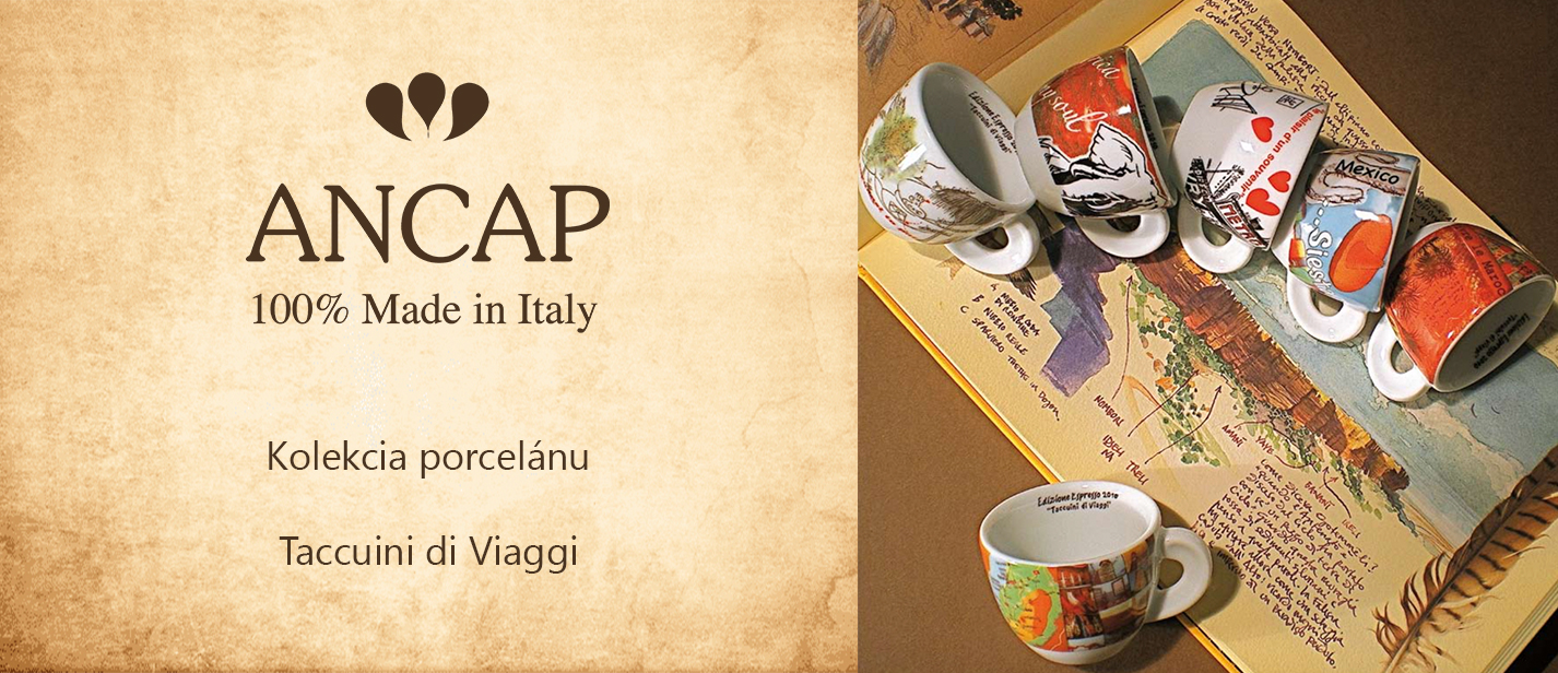 ANCAP - kolekcia porcelanu Taccuini di Viaggi | Ancap.cz