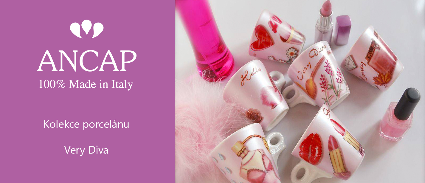 ANCAP - kolekce porcelánu Very Diva | Ancap.cz