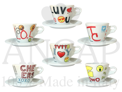33375 Ancap Funny Web salek cappuccino sada