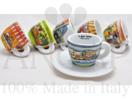 3963 mercatini salek na espresso edex s podsalkem edex 60 ml sada 6 ks