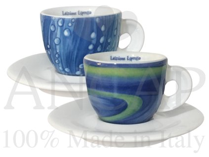4185 preziosa salek na espresso edex s podsalkem edex 60 ml sada 2 ks