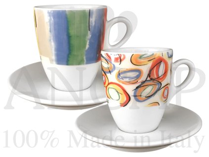 4395 riccioli co salek na dvojite espresso verona s podsalkem torino verona 130 ml sada 2 ks