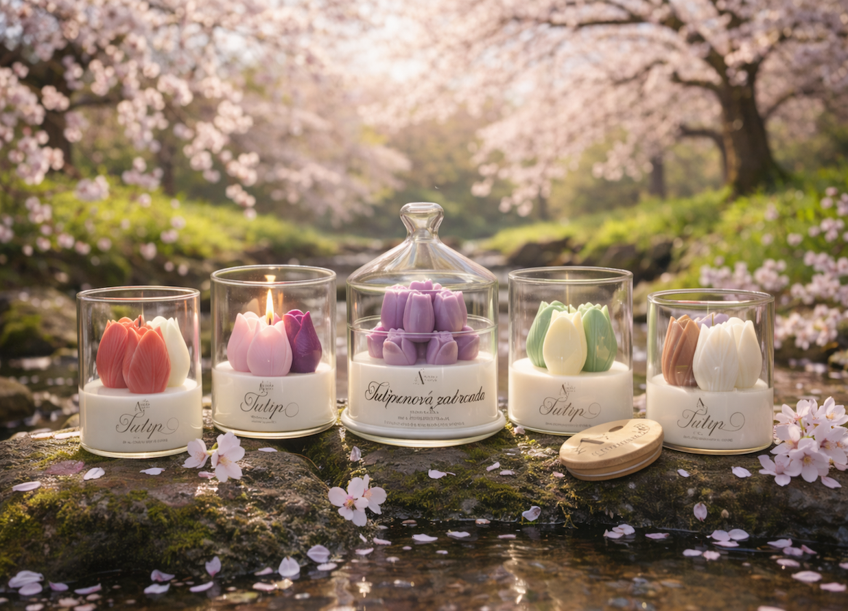 jarní sójové svíčky