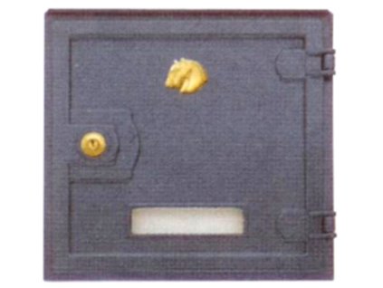 45598 stit schranky liatinovy 280x280mm cast iron blac