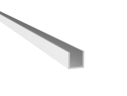 45745 zasklenie pevne profil u 20x14x2mm t10mm