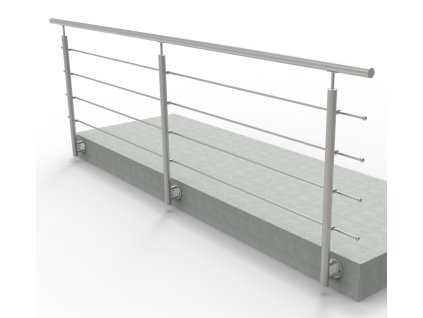 46009 nerezove zabradlie aisi304 3000x900mm br