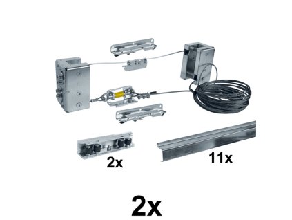 46159 teleskopicky system pre kol branu do 15m 3dielna