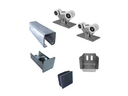 46630 sada pre posuvnu branu do 4m zn nylon 60x60mm