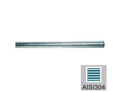 47140 zavitova tyc nerez aisi304 m6 l1000mm