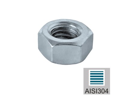 47350 matica sesthranna nerez aisi304 m6mm