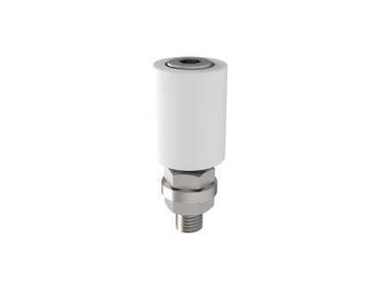 48373 koliesko plastove white inox d22mm