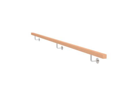 48913 drevene madlo buk a nerezove drziaky jp40x40mm l3000mm