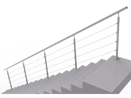 48994 nerezove lankove zabradlie na schody 6000x900mm