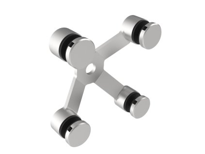 49732 zasklenie pevne spider 04 aisi304 4xd30mm 90