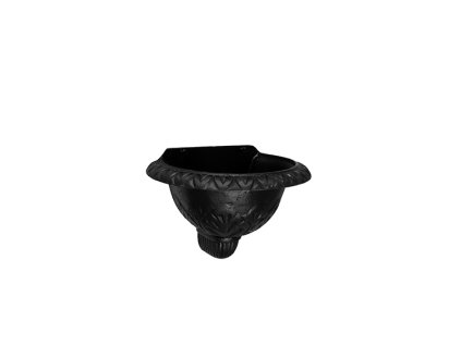49747 vanicka umyvadla l 36 190x275mm cast iron black