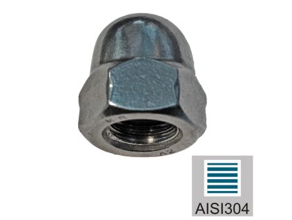 49975 matica klobukova nerez aisi304 m10mm