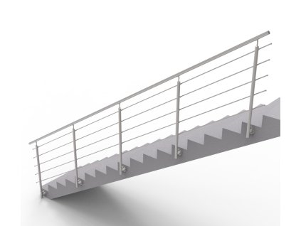 50539 nerezove zabradlie na schody 6000x1000mm bs
