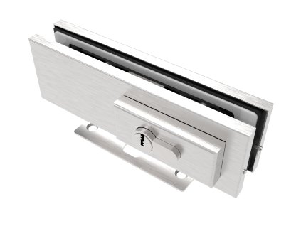 50617 zamok pre sklenene dvere s vlozkou aisi 304