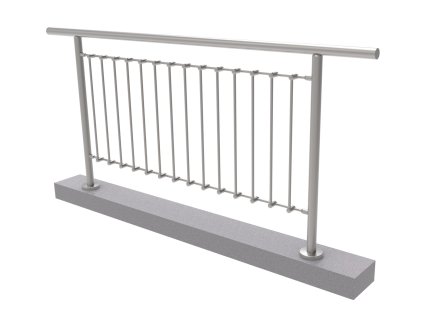 51640 zabradlie vertikal vk rovne aisi304 d42 4 d12ve