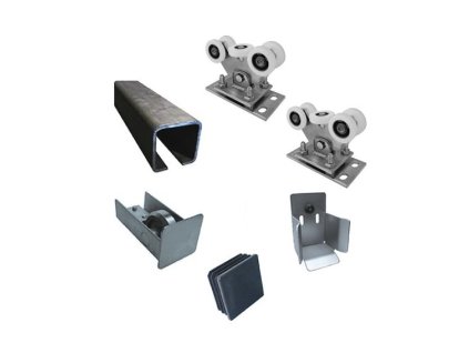 51805 sada pre posuvnu branu do 5 5m fe nylon 78x78mm