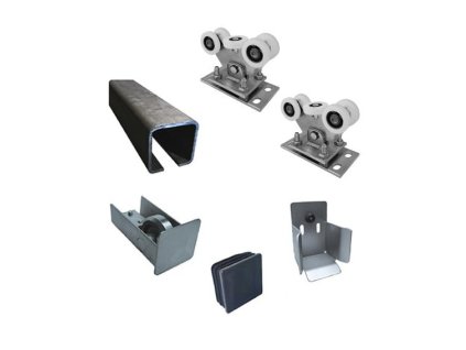 52357 sada pre posuvnu branu do 4 5m fe nylon 70x70mm