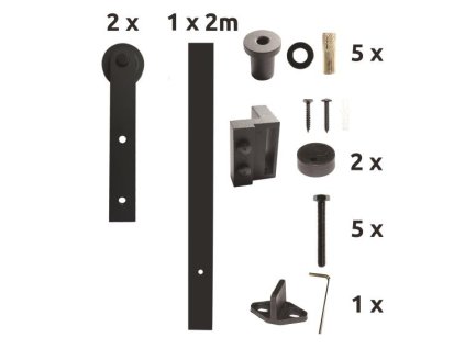 52480 kovanie pre posuvne dvere ksolo