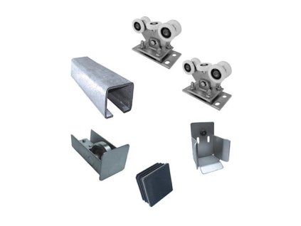 52660 sada pre posuvnu branu do 5 5m zn nylon 78x78mm