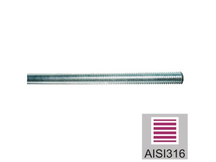 53086 zavitova tyc nerez aisi316 m10 l1000mm