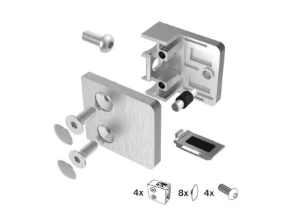 53299 drziak skla zabradlie set