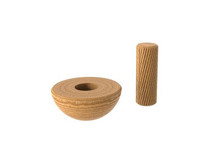 53434 ukoncenie madla polgulove dub