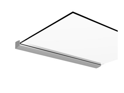 53578 presklena strieska hlinik profil fix 1 5