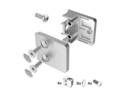 54952 drziak skla zabradlie set