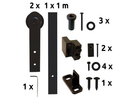 55888 kovanie pre posuvne dvere mini hegon