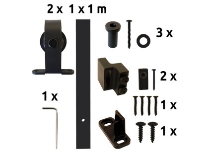 55891 kovanie pre posuvne dvere mini siera