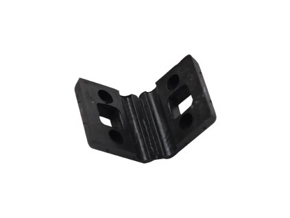 56191 vymedzovac na prichytku panela pvc cierna 5mm