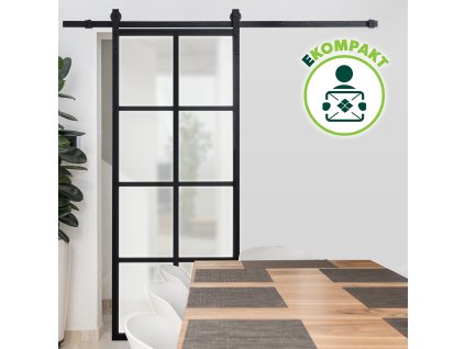 56362 dvere s kovanim klasiko hlinikove 02 cierne fst