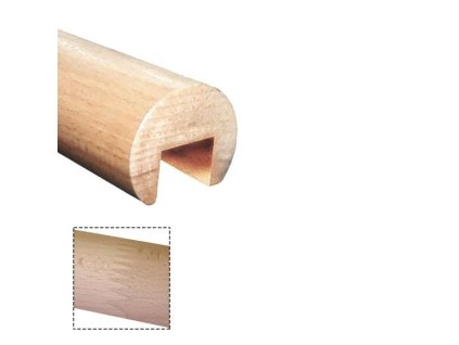 56701 madlo drevene drziak skla dub cink