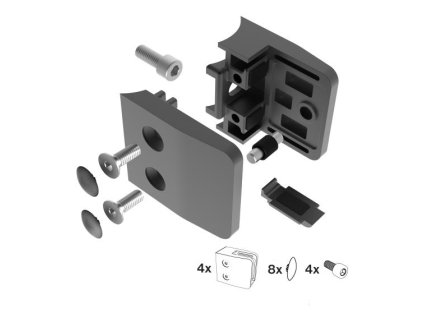 57385 drziak vyplne skla set