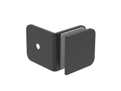 58696 zasklenie pevne drziak skla aisi 304 black