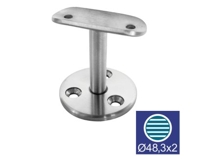 60028 drziak madla na murik aisi304 d48 3x2 h60mm