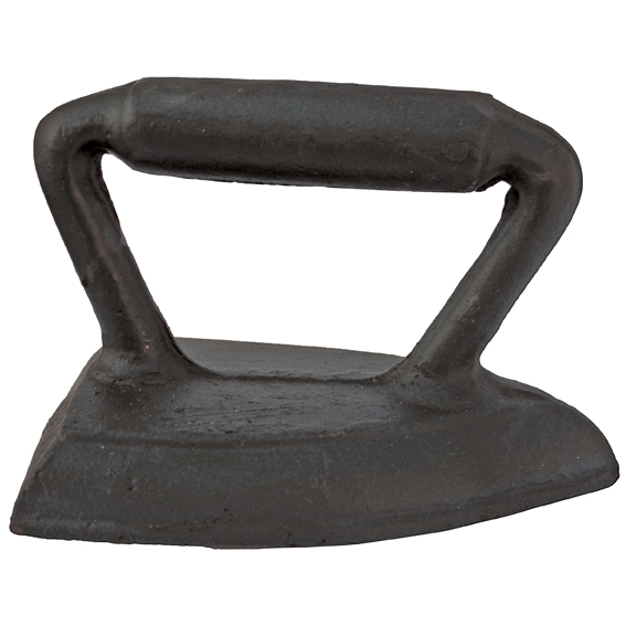 Žehlička liatinová 150x90x100mm, cast iron